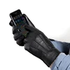 Winter Real Leather Thicken Wool Gloves For Men Male Black Touched Screen Gym Driving Mittens Motor Handschoenen Winter NR36 ► Photo 3/6