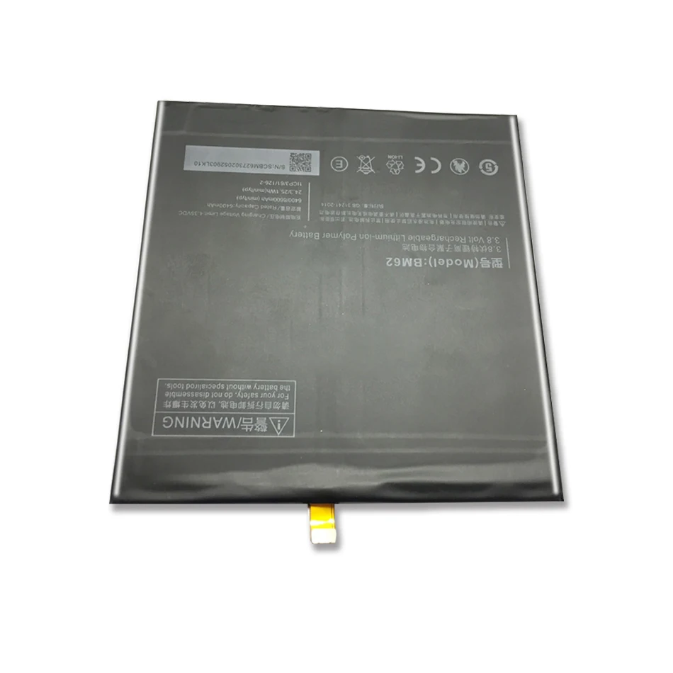 BM62 батарея для Xiaomi Pad 3 Mipad 3 MEC91 BM 62 батареи высокого качества 6600 мАч новая Замена