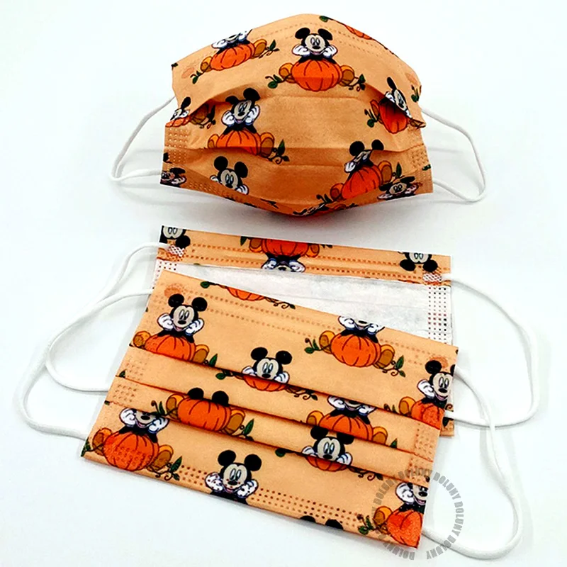 Рисунок 6 - Милые одноразовые маски с тыквой