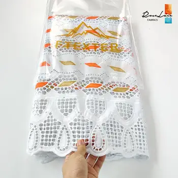 

African Dry Lace Fabric 2020 High Quality Lace 100% Cotton Lace With Stones Embroidered Congo Indian Swiss Voile Lace Fabric