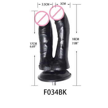 Fredorch Sex Machine Attachments big black dildosOrgasm G-spot stimulation, silicone dildo for vac-u-lock love Machines 4