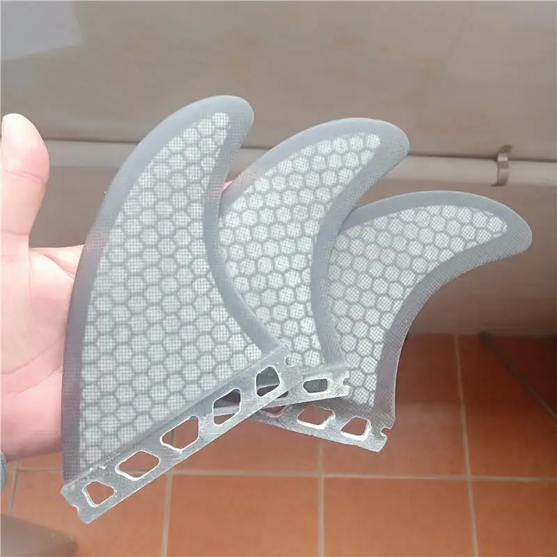 Набор плавников для серфинга Tri fin для будущих коробок G5 размер стекловолокна соты с углеродом FUTURE плавники Лидер продаж серфинга Размер m