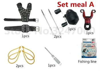 

New High Velocity For Fishing And Hunting Fishing Slingshot Shooting Catapult + Fishing Fish Darts Crossbow Bolt 2019 new