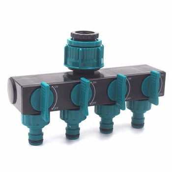 

4 Way Distributor 1/2 "water Distributor Gardena Garden Hose Faucet Valve