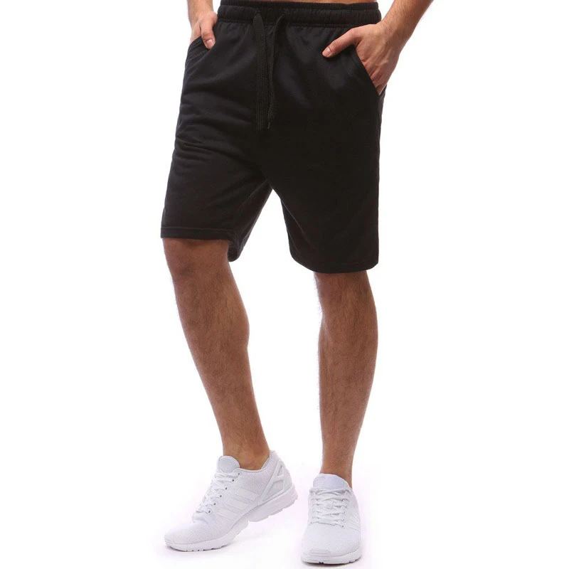 Однотонные мужские шорты, летние мужские пляжные шорты, хлопковые повседневные мужские шорты, брендовая одежда
