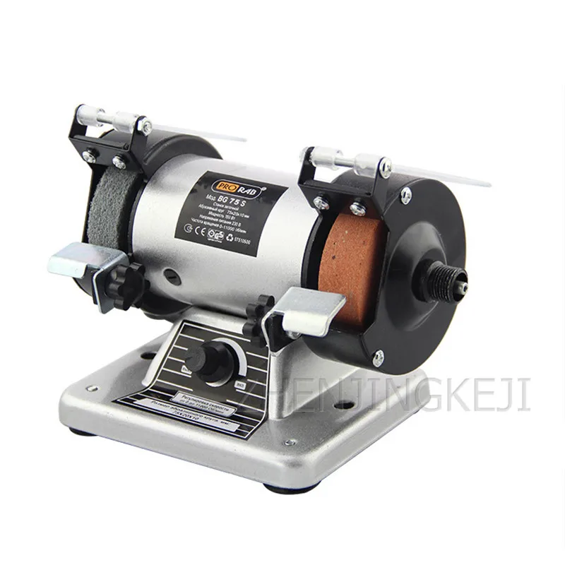 

Home Desktop Grinder Tools Electric Jade Polisher Small Multifunction Grinding Machine Equipment 220V Speed Regulation Motor