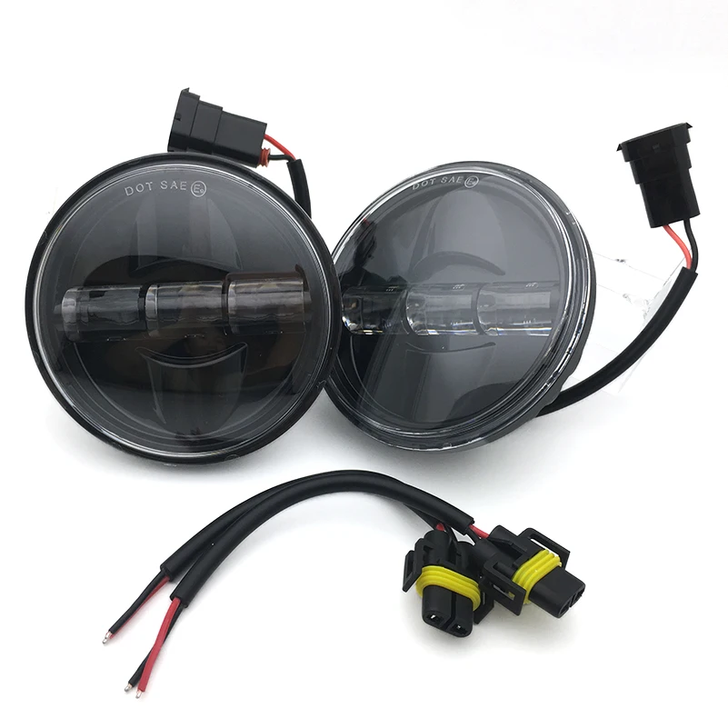 1 комплект фар для мотоцикла Harley 7 "светодиодный с DRL4 1/2" Противотуманные фары