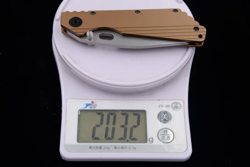 JUFULE Strider SMF TC4 титановая ручка D2 лезвие медная шайба складной Охота Кемпинг на