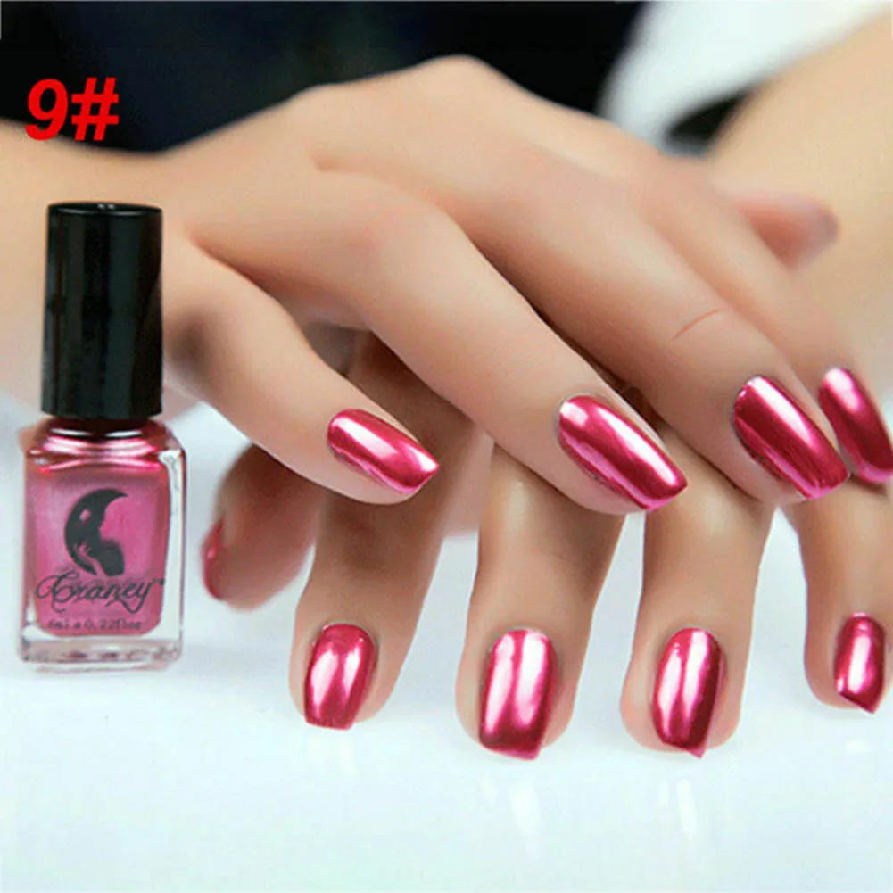 Темно-серый Holographic Powder Holosexual Salon Nails Pigment Mirror Chrome Gel Nail Polish Powder Nail Product HJL2019 - Цвет: Темно-серый