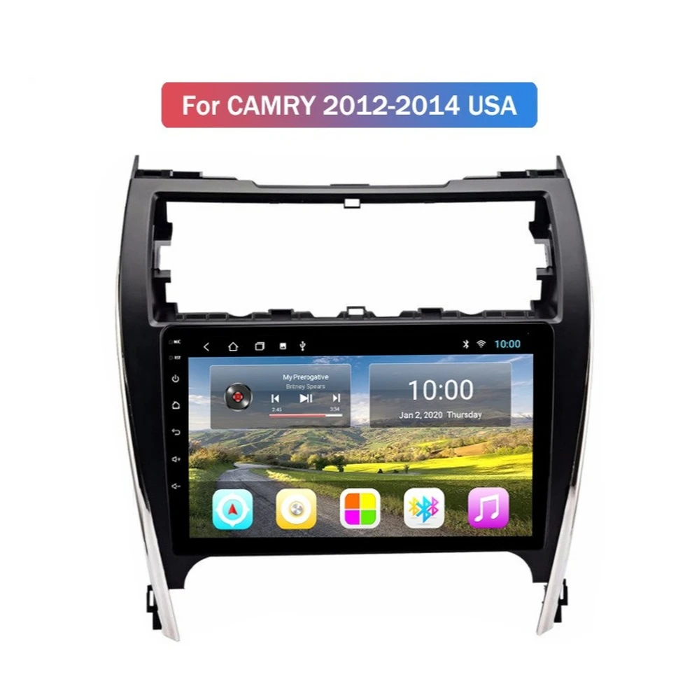 Android 10.0 Car GPS Navigation Multimedia Player For TOYOTA CAMRY 2012-2014 Radio Stereo With Wifi 4G DSP Mirror Link | Автомобили и