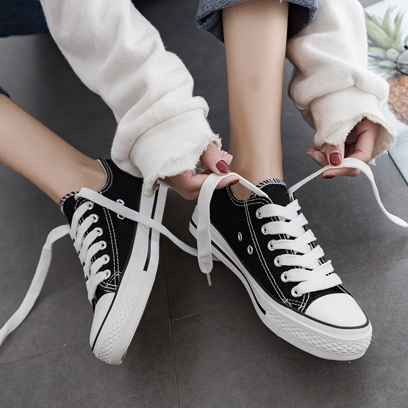 

Canvas Women's Shoes Student running Shoes sneakers