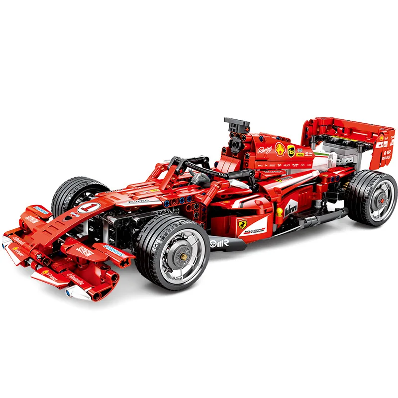 

New Style 701000 Science And Technology Series Frr-f1 Equation Race Car Children Fight Inserted Small Particles Building Blocks