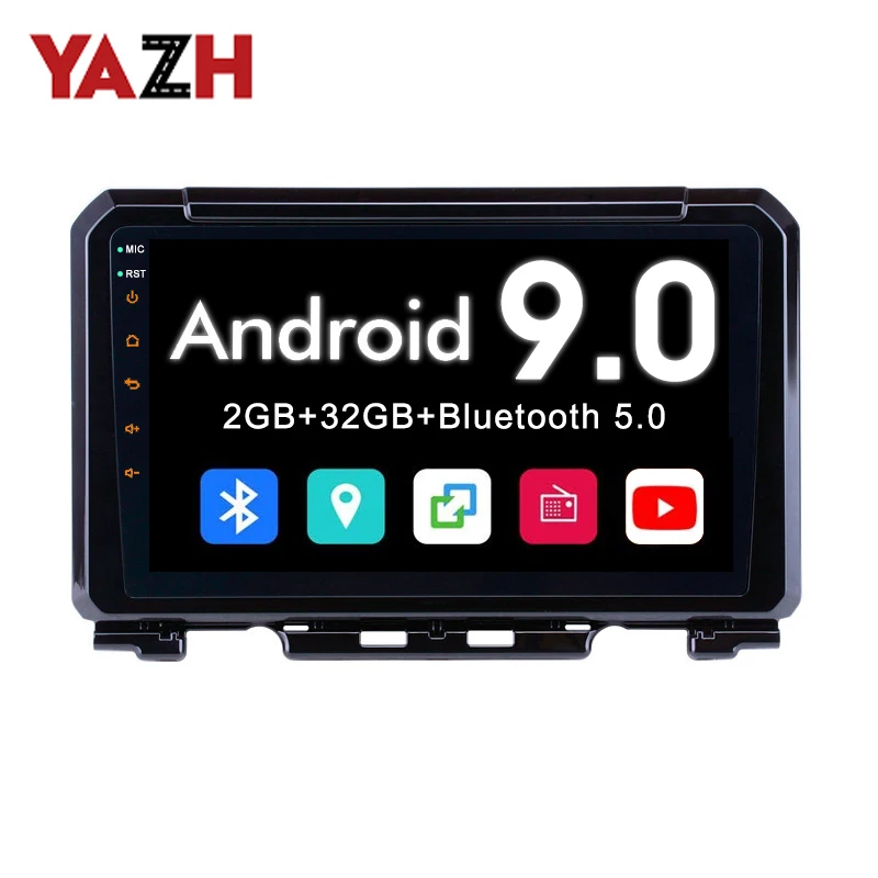 9 дюймов ips 8-core Android 9,0 автомобиля головное устройство подходит Suzuki Jimny поддержка gps Wi-Fi Bluetooth 5,0 USB CarPlay FM AM радио RDS SWC