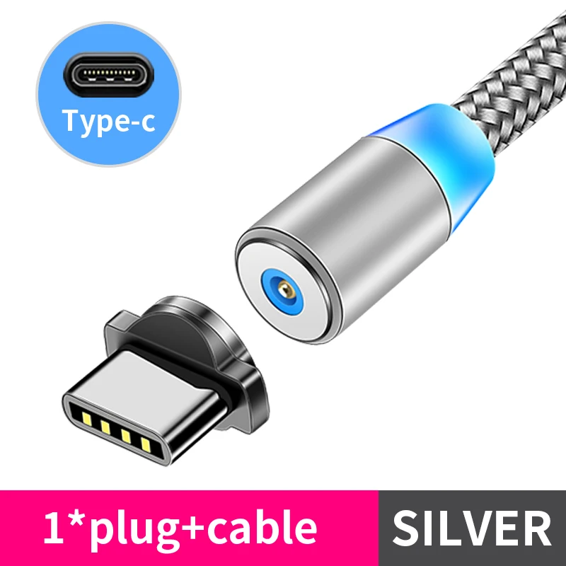 65w charger usb c Magnetic Cable lighting 2.4A Fast Charge Micro USB Cable Type C Magnet Charger 1M Braided Phone Cable for iPhone Xs Samsung Wire quick charge usb c Chargers