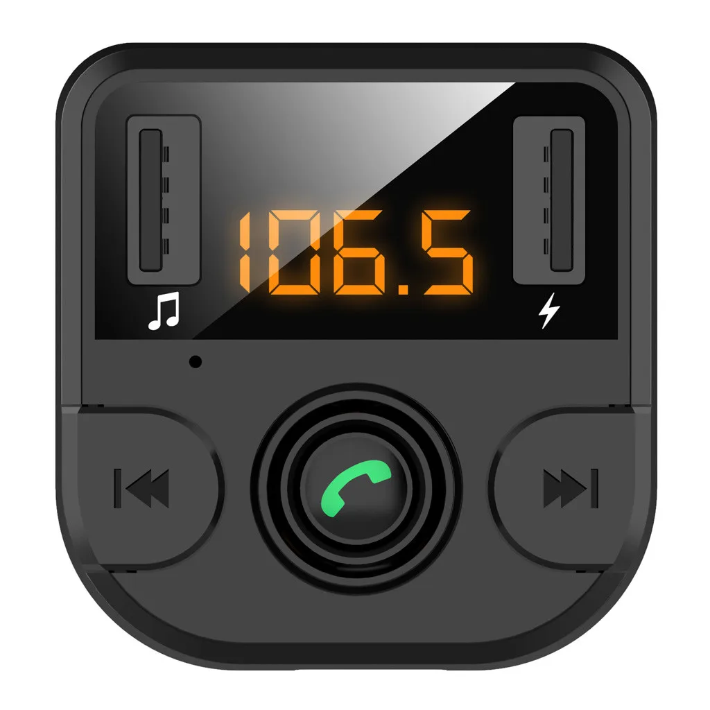 Bt36b Bt5.0 автомобильный комплект MP3-плеер fm-передатчик с Usb зарядное устройство для устройства Handsfree Bluetooth 5,0 чип с A2dp функцией# P5