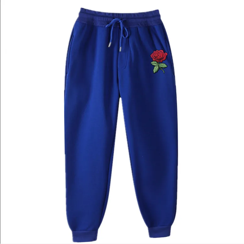 Rose Fiower Pants Men 