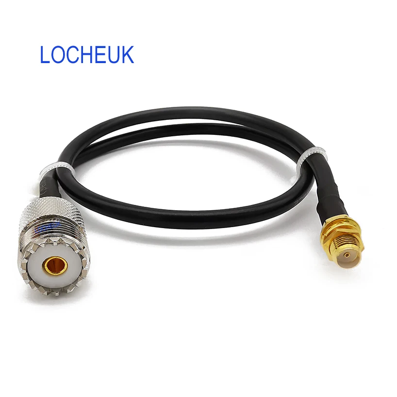 

SMA Female Jack To UHF SO239 Female Jack RF Coaxial Connector Antenna Extension RG58 Pigtail Cable Assembly 0.5m 1m 2m 3m 5m 10m