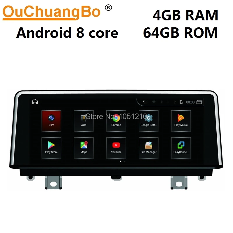 

Ouchuangbo android 8.0 radio gps for 3 series GT F30 F80 M3 F31 F34 F35 4 series F32 F82 M4 F33 F83 M4 F36 with 8 core 4GB+64GB