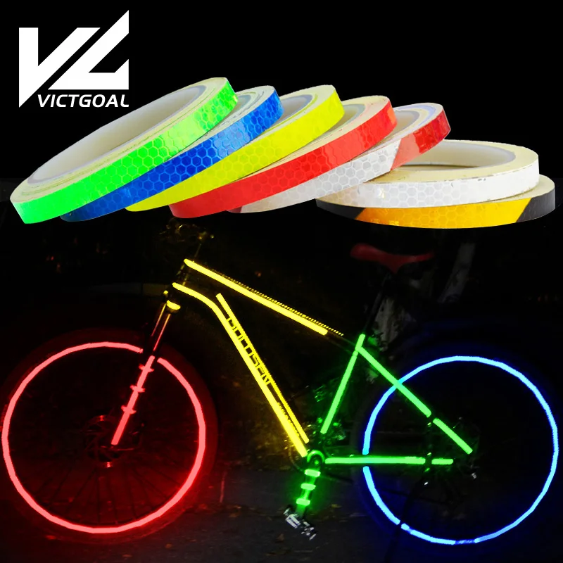 Victgoal Fiets Stickers Decals Reflecterende Stickers Strip Fiets  Reflecterende Tape Sticker Fiets Wiel Fiets Fiets Accessoires|Bicycle  Stickers| - AliExpress