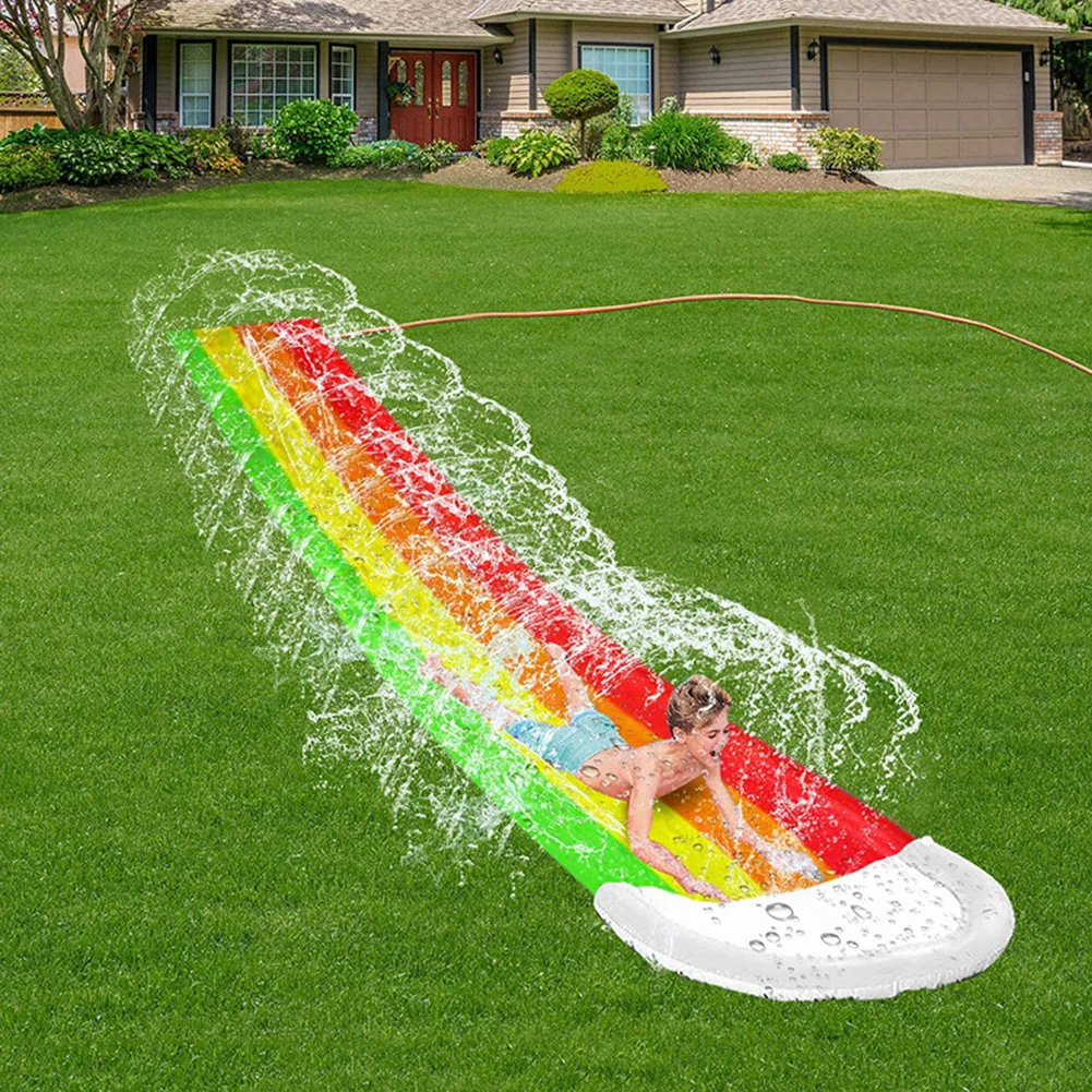 Adult-Toys Games Inflatable-Water-Slide-Pools Backyard Outdoor Children Summer Center