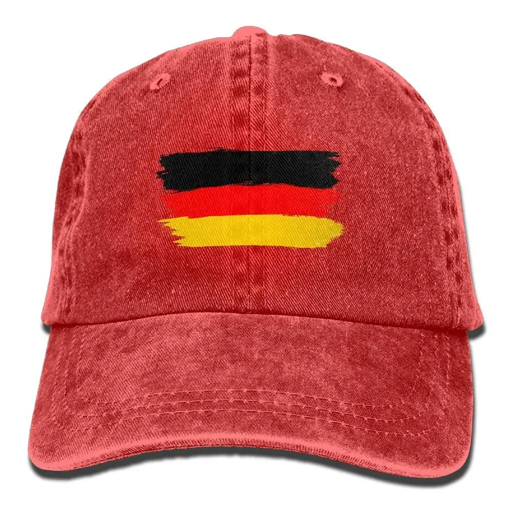 Флаг Германии джинсовая шляпа регулируемые мужские простые бейсболки