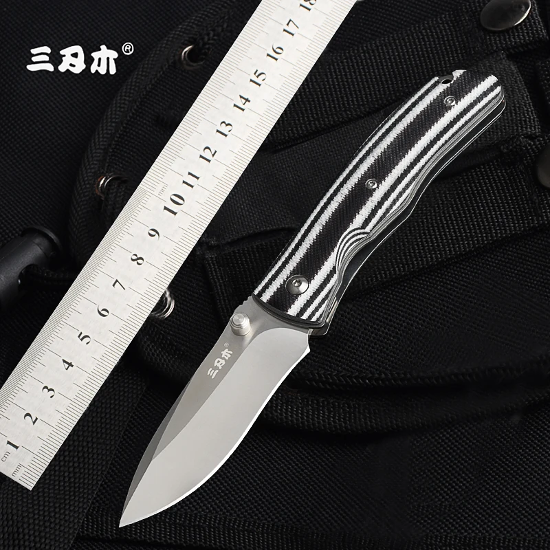 Sanrenmu 9055 Multi Pocket Tools Belt Clip Folding Knife 8CR14MOV Blade G10 Handle for Camping Hiking and Survival | Инструменты