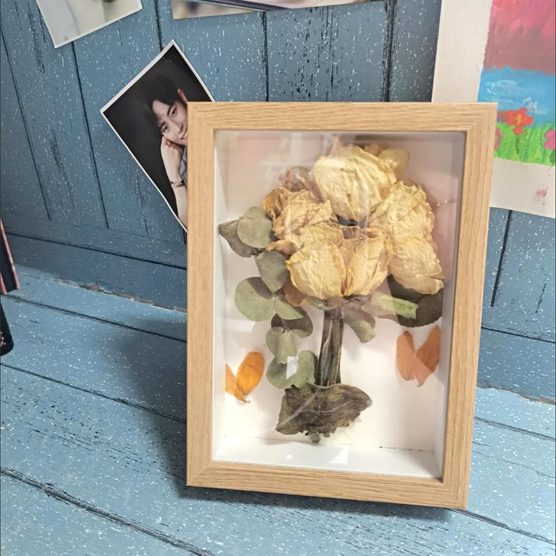 Dried Flower 3D Photo Frames DIY Insect Specimen Dispaly Classroom Study Room Decorations Empty Frame Modern Simple | Дом и сад