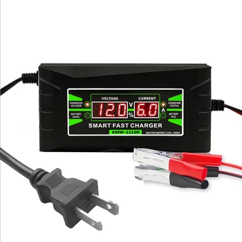 

Hot Three-phase Full Automatic Car Battery Charger 90V-260V To 12V 6A Intelligent Fast Power Charging Suitable for Car Motorcycl