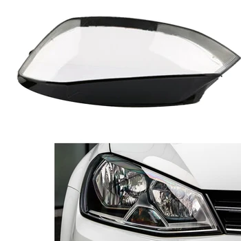 

Car Clear Front Headlight Lens Cover Replacement Headlight Head Light Lamp Shell Cover for Volkswagen Golf 7 MK7 2014-2017