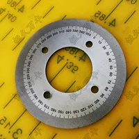 Diameter:60mm inner hole:25mm thickness:2mm 360 degree Ultra small dial scale Stainless steel disc 1
