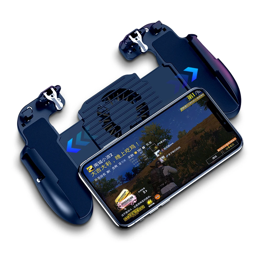

H5 GamePad Pubg Controller Trigger Fire PUBG Mobile Game Controller Joystick Metal L1 R1 Trigger Game Accessory For Phone