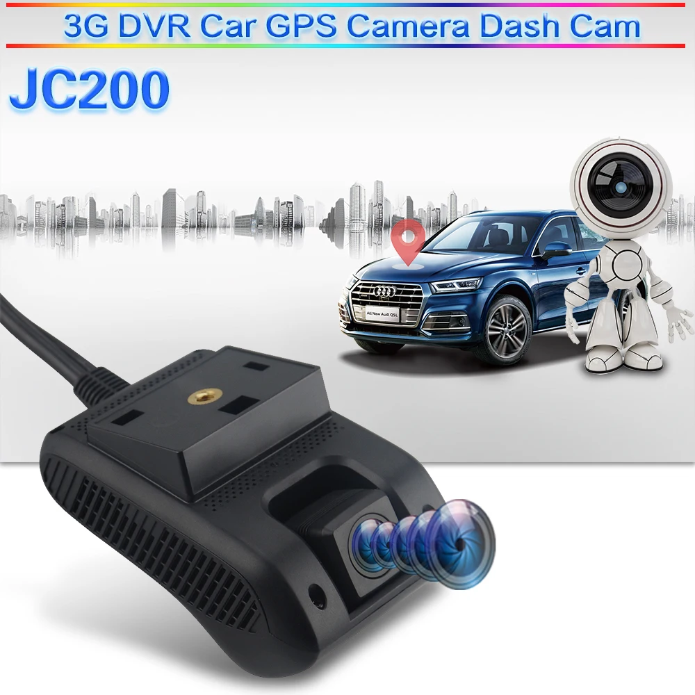 3g DVR JC200 WCDMA gps трекер для автомобиля с Wifi точка доступа мощное устройство слежения