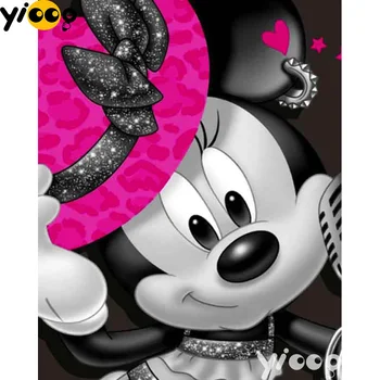 

Full Square/Round Drill 5D diamond embroidery DIY diamond painting Cross stitch Cartoon mouse Diamond mosaic Home decor AX0103