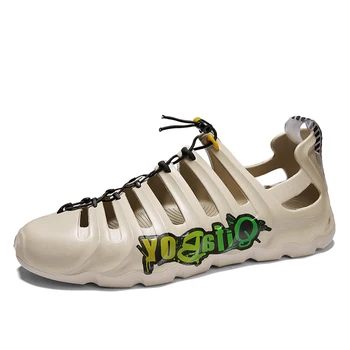 

2020 Summer Newest Lace Up Graffiti Cutout Sneakers Breathable Men Shoes Fashion Sneakers Zapatos Hombre