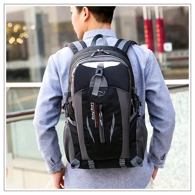 Hot Selling Outdoor Mountaineering Bag Men And Women Riding Backpack Korean-style Sports Bag Casual Travel Backpack 40L