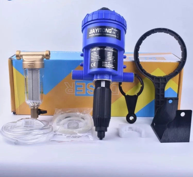 

Fertilizer Injector Dispenser Proportioner 12-3000L/h 0.2%-2% 4C-30C Auto Dosing Tools Dosing Device Controllable Dosing Devic