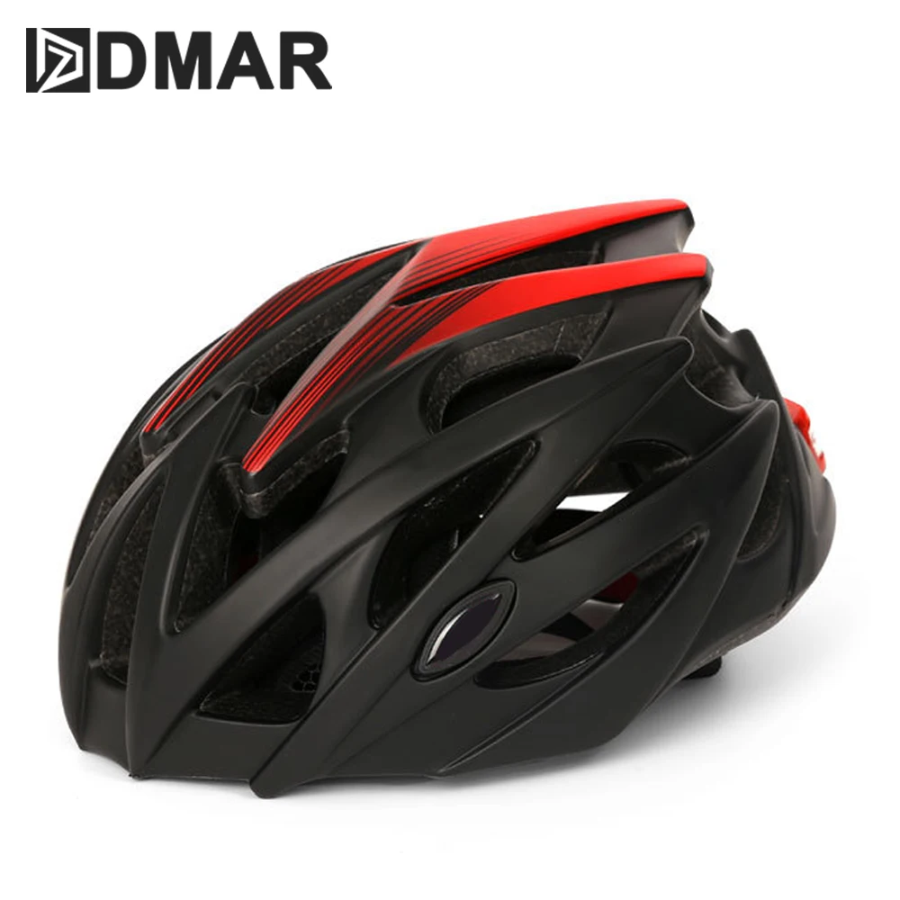 DMAR велосипедный шлем с поворотным сигналом Сверхлегкая Обложка MTB дорожный велосипед шлем Велоспорт цельноформованный шлем Велоспорт безопасно Кепка