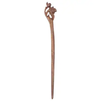 

1pc Chinese Retro Hairpin Wooden Hair Stick Hair Pins Braided Hair Accessory