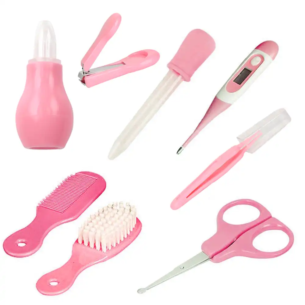 8pcs Set Tweezers Trimmer Infants Health Care Baby Grooming Kit