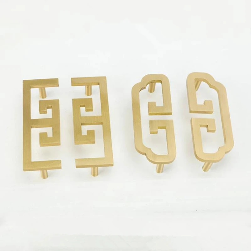 LCH Твердые Латунные Дверные ручки ручка для ящика шкафа дверная новый дизайн