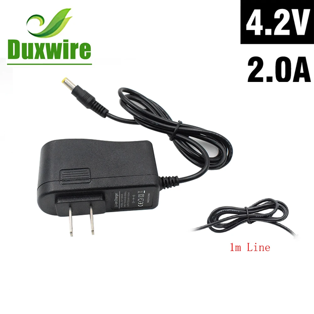 Universal 3.7V night fishing light battery pack 4.2V external spare 18650 lithium original charger 2A | Электроника