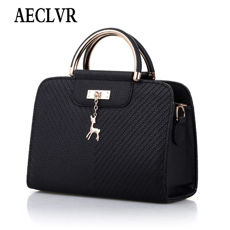 AECLVR Весенняя мода милый олень с блестками подвеска жесткая ручка твердая из