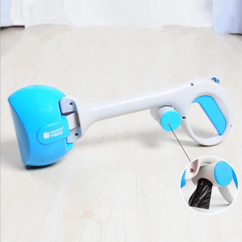 Pet Pooper Scooper с длинной ручкой захват, совок для уборки собачьих экскрементов для уборки животных отходы для собак щенков кошек отходы для уборки er инструменты для чистки два в одном