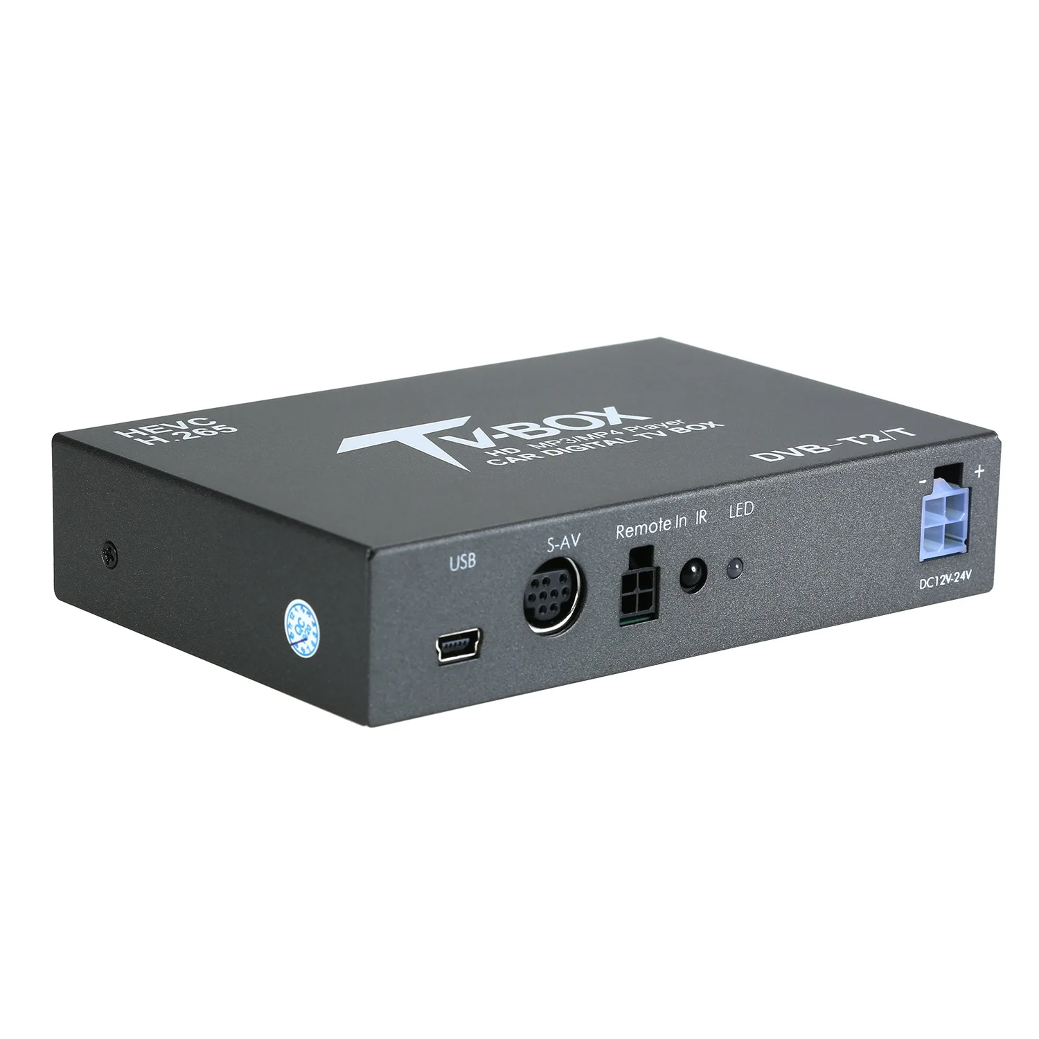 Автомобильная ТВ приставка KKMOON DVB T/T2 автомобильная Мобильная цифровая HEVC H.265