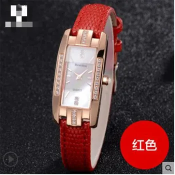 

Fashion women Wristwatch Luxury Women Watches Genuine Leather Fashion Ladies Watch DiamondGift For Women