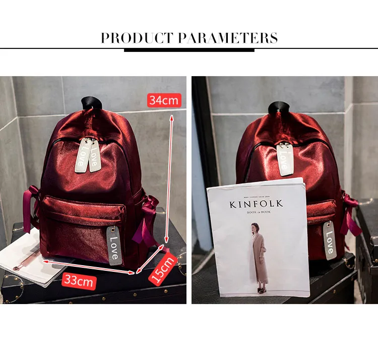MVK New Women Casual Canvas Backpack Colorful Waterproof Daily Backpack School Bags Teenagers Girls Travel Bag for female