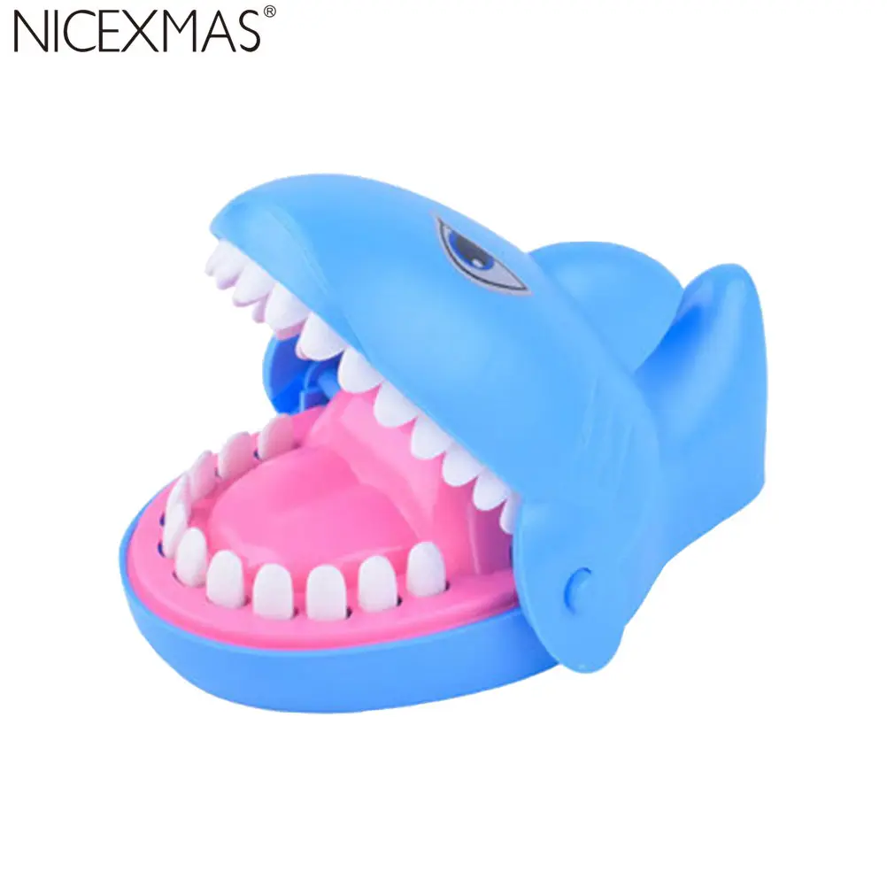 Finger Biting Shark Creative Joke Trick Tooth Extraction Game Interactive Toys for Children and Parents Blue Finger Biting Shark Creative Joke Trick Tooth Extraction Game Interactive Toys for Children and Parents Blue