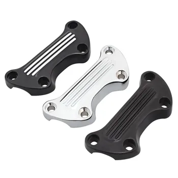 

Motorcycle 1 In Upper Handlebar Clamp Riser Custom Bar Shield Cover For Harley 74-06 XL FX FXR FX Dyna FX Softail Chrome Black