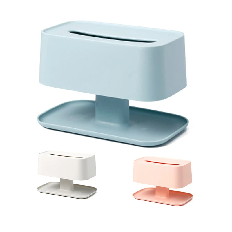 

Creative Tissue Box Cover Double-Deck Home Decor Eco-Friendly PP Desktop Paper Storage Box Napkin Dispenser Holder for Car