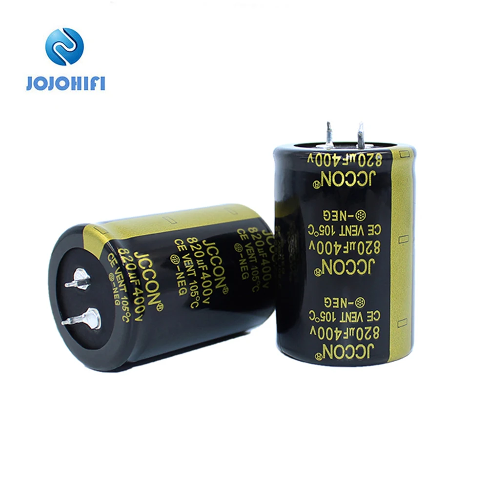 820UF 400V 35x50mm JCCON 105 ℃ Full-Voltage Electric Welding Machine in-line Electrolytic Capacitor Inverter Horn Capacitors